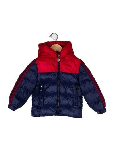 Pre-owned Moncler Babies' Down Puffer Coat In Blue