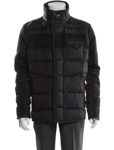 Pre-owned Moncler Down Puffer Coat In Gray