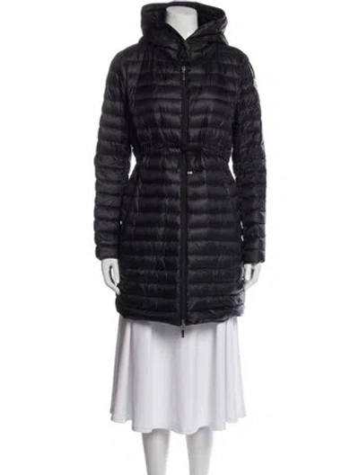 Pre-owned Moncler Down Puffer Coat In Gray