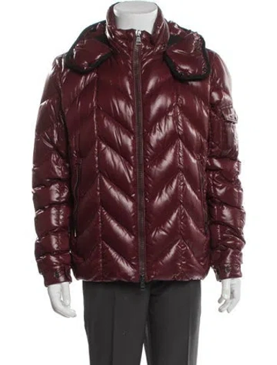 Pre-owned Moncler Down Puffer Coat W/ Tags In Red