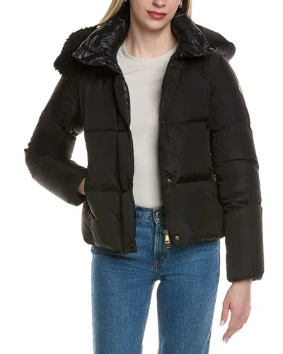 Moncler Down Puffer Jacket In Black