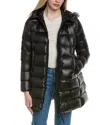 Moncler Down Puffer Jacket In Black