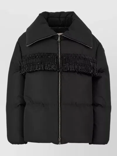Moncler Down Puffer Jacket In Black