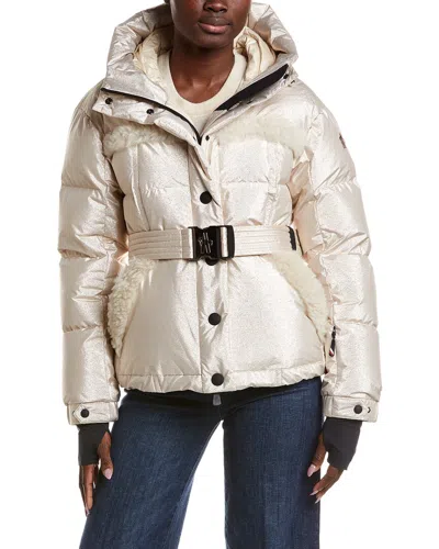 Moncler Down Puffer Jacket In M10-beige
