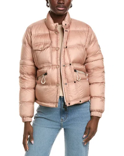 Moncler Down Puffer Jacket In Neutral