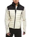 Moncler Down Puffer Jacket In Neutral