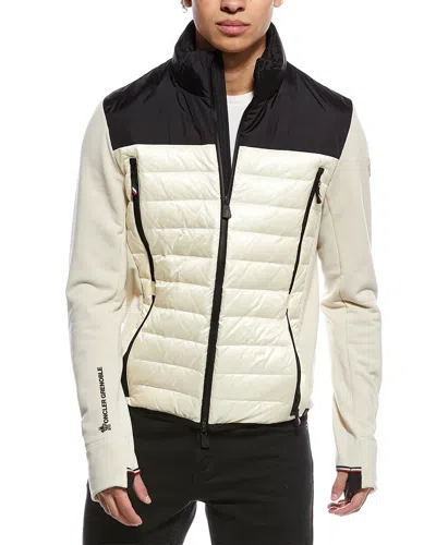 Moncler Down Puffer Jacket In Neutral