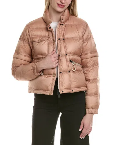 Moncler Down Puffer Jacket In Pink