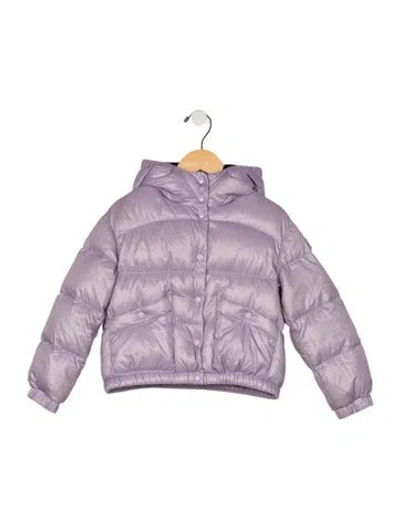 Pre-owned Moncler Babies' Down Puffer Jacket In Purple