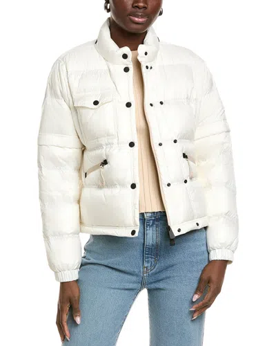 Moncler Down Puffer Jacket In White