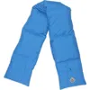 Moncler Down Puffer Scarf In Blue