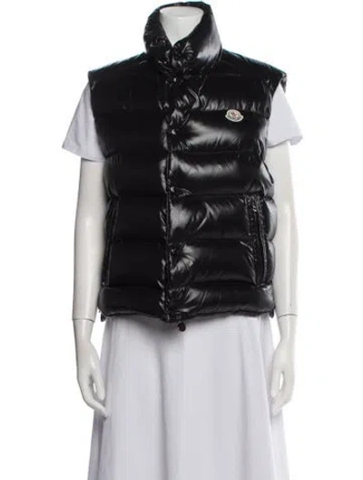 Pre-owned Moncler Down Puffer Vest In Black