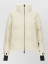 Moncler Down Quilted Jacket In Neutral