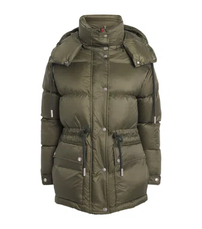 Moncler Down Quilted Sesie Jacket In Green