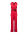 Moncler Down Ski Suit In Red