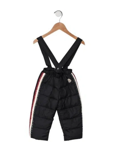 Pre-owned Moncler Babies' Down Snow Pants In Blue
