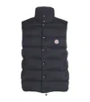 Moncler Down Tibb Padded Gilet In Black