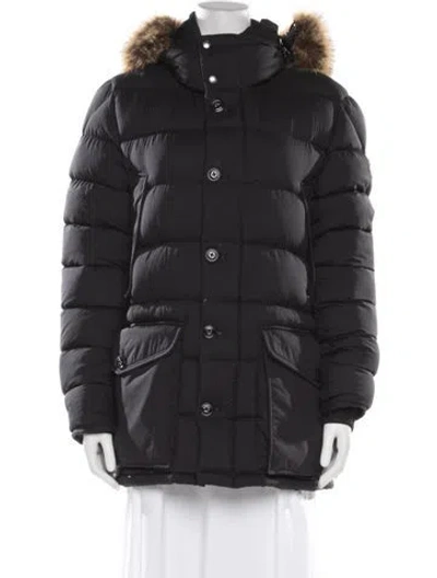 Pre-owned Moncler Down Utility Jacket In Gray