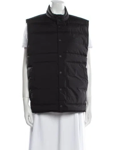 Pre-owned Moncler Down Vest In Black