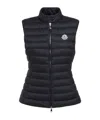 Moncler Nylon Down Vest In Black