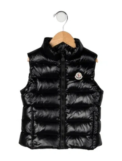 Pre-owned Moncler Babies' Down Vest In Black