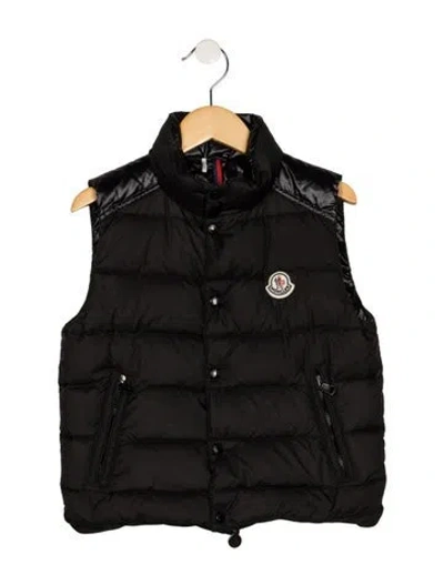Pre-owned Moncler Kids' Down Vest In Black