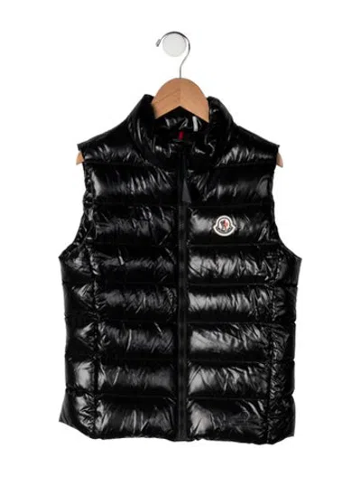 Pre-owned Moncler Kids' Down Vest In Black