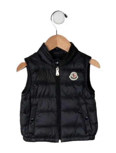 Pre-owned Moncler Babies' Down Vest In Blue