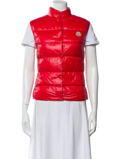 Pre-owned Moncler Down Vest In Multi