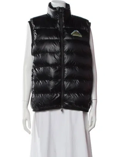 Pre-owned Moncler Down Vest W/ Tags In Black