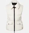 Moncler Padded Pocketed Gilet In White