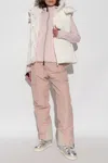 Moncler Belted Flared Ski Pants In White