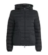 Moncler Down Water-repellent Hede Jacket In Black
