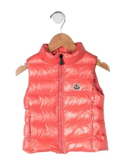 Pre-owned Moncler Babies' Downn Vest In Pink