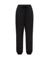 Moncler Track Pants In Tech Fabric In Black
