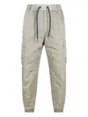 Moncler Drawstring Cargo Trousers In Gray
