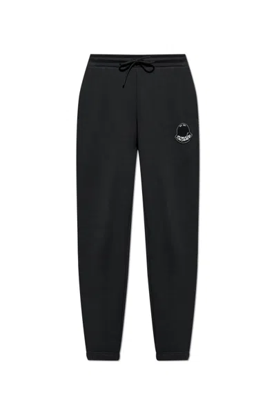 MONCLER MONCLER LOGO PATCH DRAWSTRING PANTS