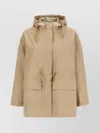 Moncler 'drawstring Hooded Parka Front Pockets'