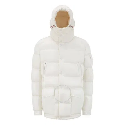 Moncler Drawstring Long Sleeve Jacket In White