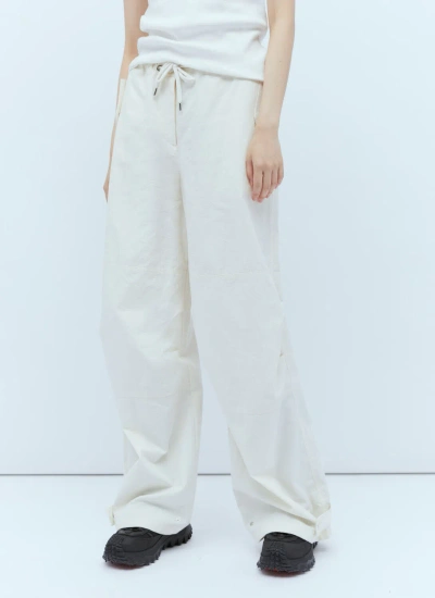 Moncler Drawstring Pants In White