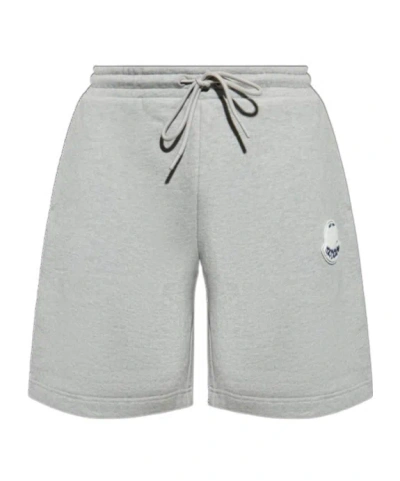 MONCLER MONCLER LOGO PATCH DRAWSTRING SHORTS