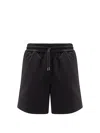 Moncler Drawstring Shorts In Black