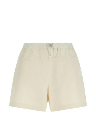 Moncler Drawstring Shorts In Neutral