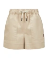 Moncler Drawstring Shorts In Nude