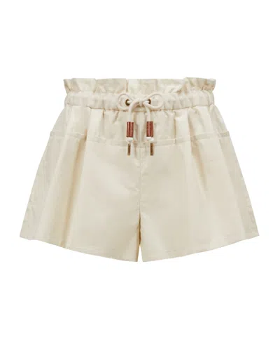 MONCLER MONCLER FLARED DRAWSTRING SHORTS