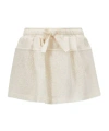 Moncler Drawstring Skirt In Neutral