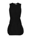 MONCLER MONCLER DRAWSTRING SLEEVELESS DRESS