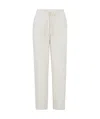 Moncler Drawstring Sweatpants In White