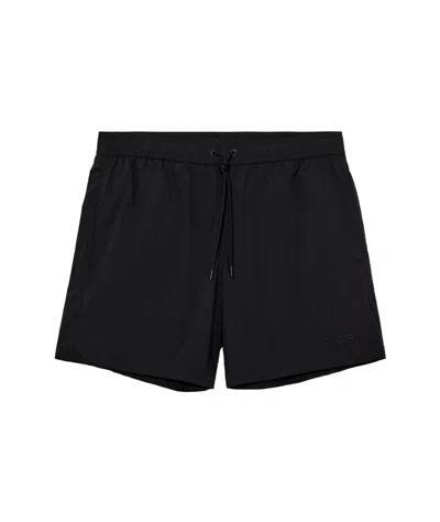 Moncler Drawstring Swimming Trunks In Black