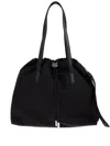 Moncler Drawstring Top-handle Tote Bag In Black